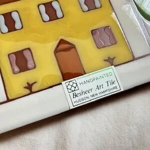 Besheer Art Tile | Wall Decor | Vintage Besheer Art Tile | Poshmark